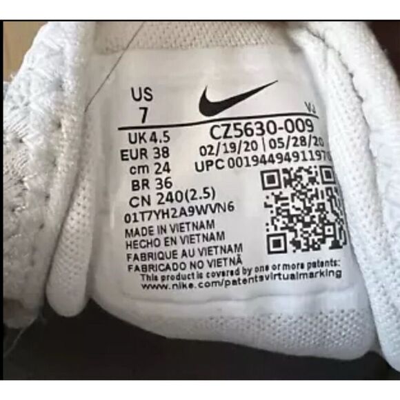 Nike Reposto Running Shoes Womens 7 Athleisure Photon-Dust Platinum CZ5630-009 - Picture 8 of 11